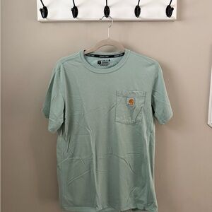 Carhartt Men's Mint Green Short Sleeve Tee